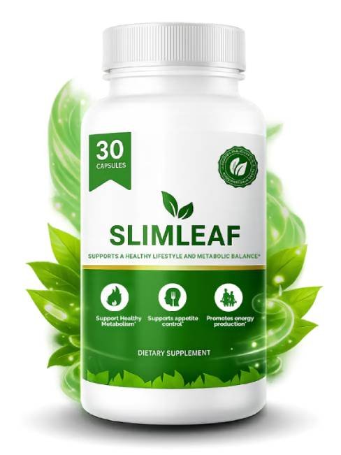How does SlimLeaf work with probiotic strains and prebiotic fiber for gut health support